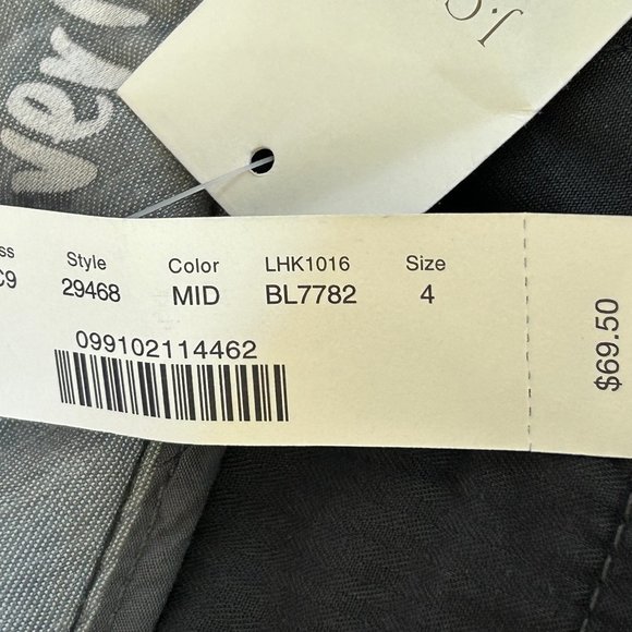 NWT $69 J.CREW Waverly Chino Gray Pants Size 4 - Picture 5 of 7